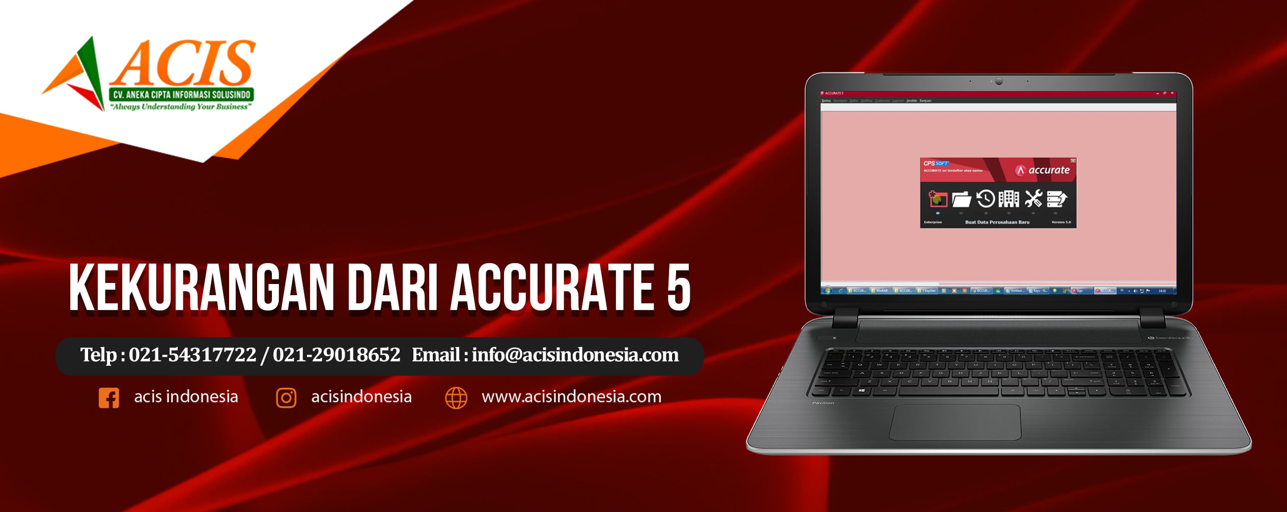 Sedikit Kekurangan Dari Accurate 5 - Acis Indonesia