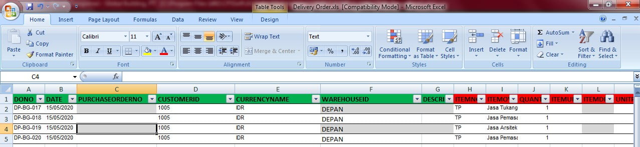 Cara Import Transaksi Excel Sales Invoice Ke Accurate